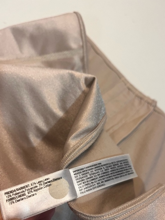 Leonisa Slimming Waist Cincher Corset with Latex, Beige/Champagne, size XL - Picture 10 of 14